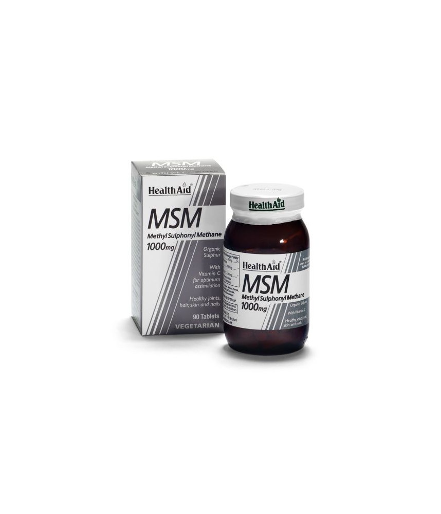 MSM (Methyl Sulphonyl Methane) 1000mg 90 COMPRIMIDOS