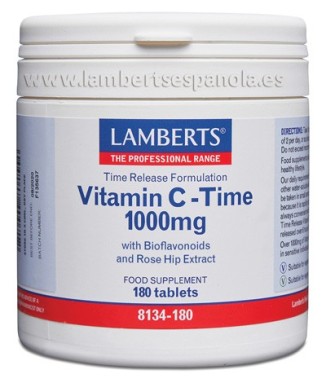 VITAMINA C 1000 MG. LIBERACIÓN SOSTENIDA 180 TABLETAS