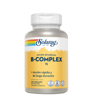 B COMPLEX 75 - 100 VEGCAPS ACCIÓN RETARDADA