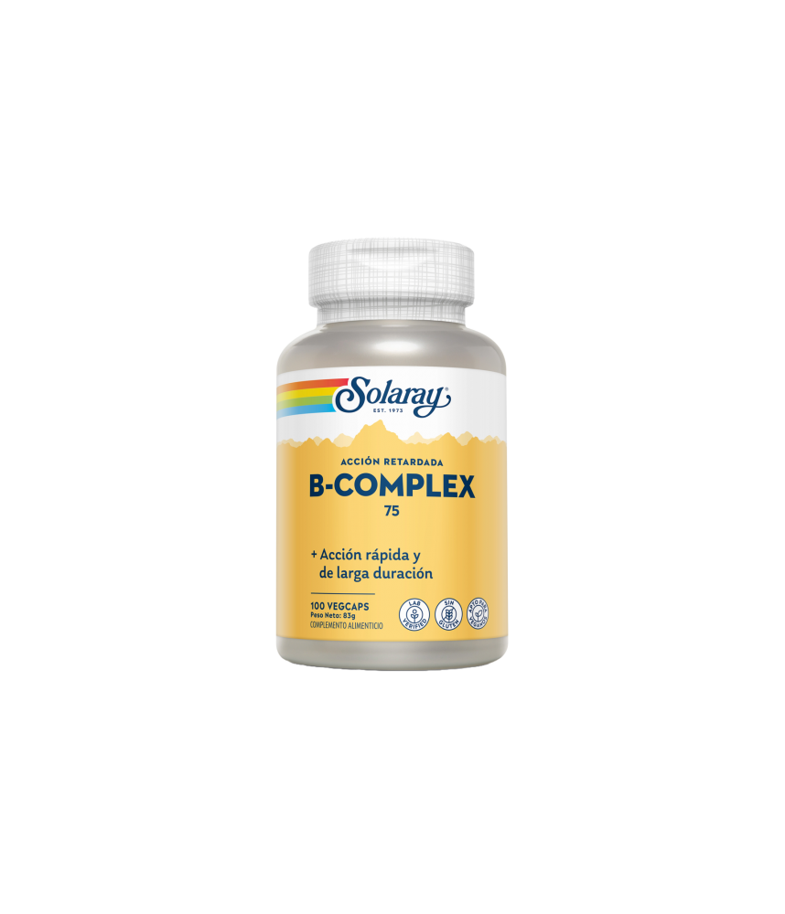 B COMPLEX 75 - 100 VEGCAPS ACCIÓN RETARDADA