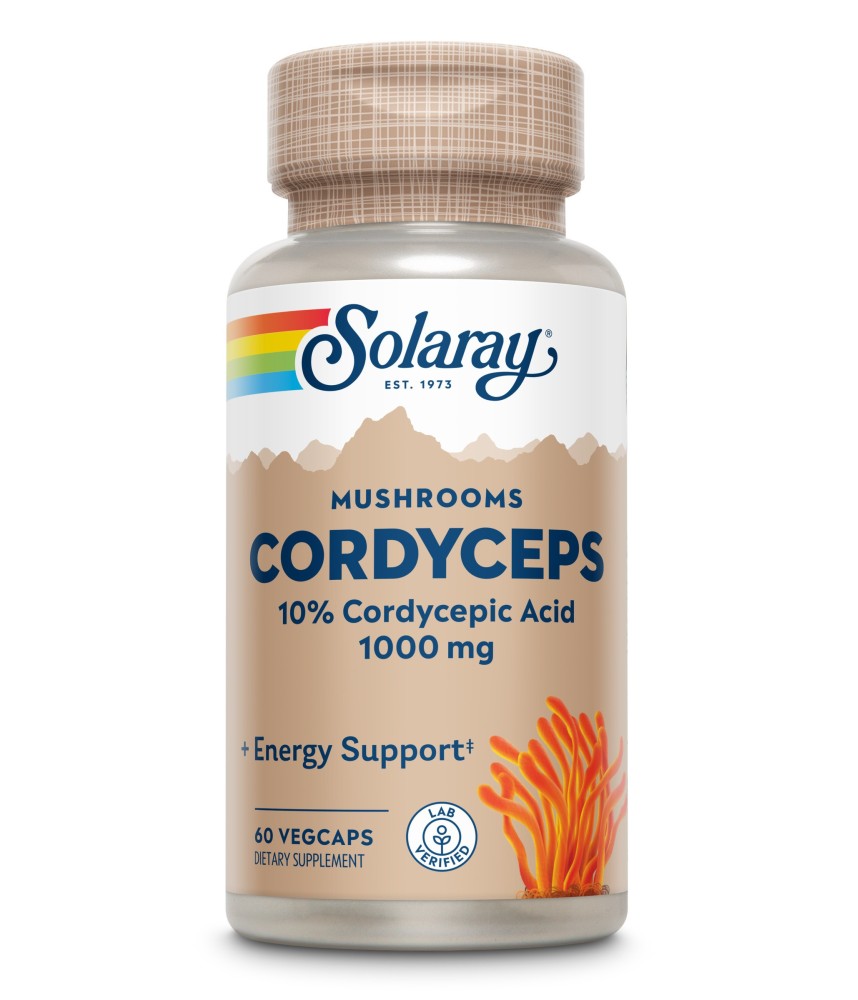 CORDYCEPS 500MG 60 CAP. SOLARAY